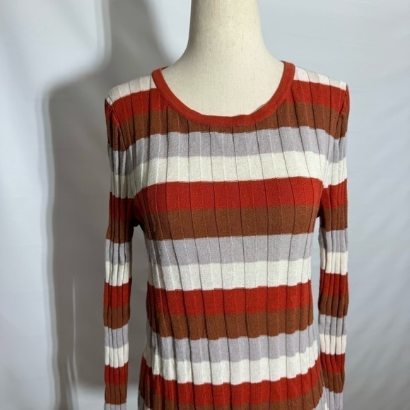Madewell • Clarkwell Retro Striped Ribbed Pullover M ASO Betty Cooper - Picture 6 of 9